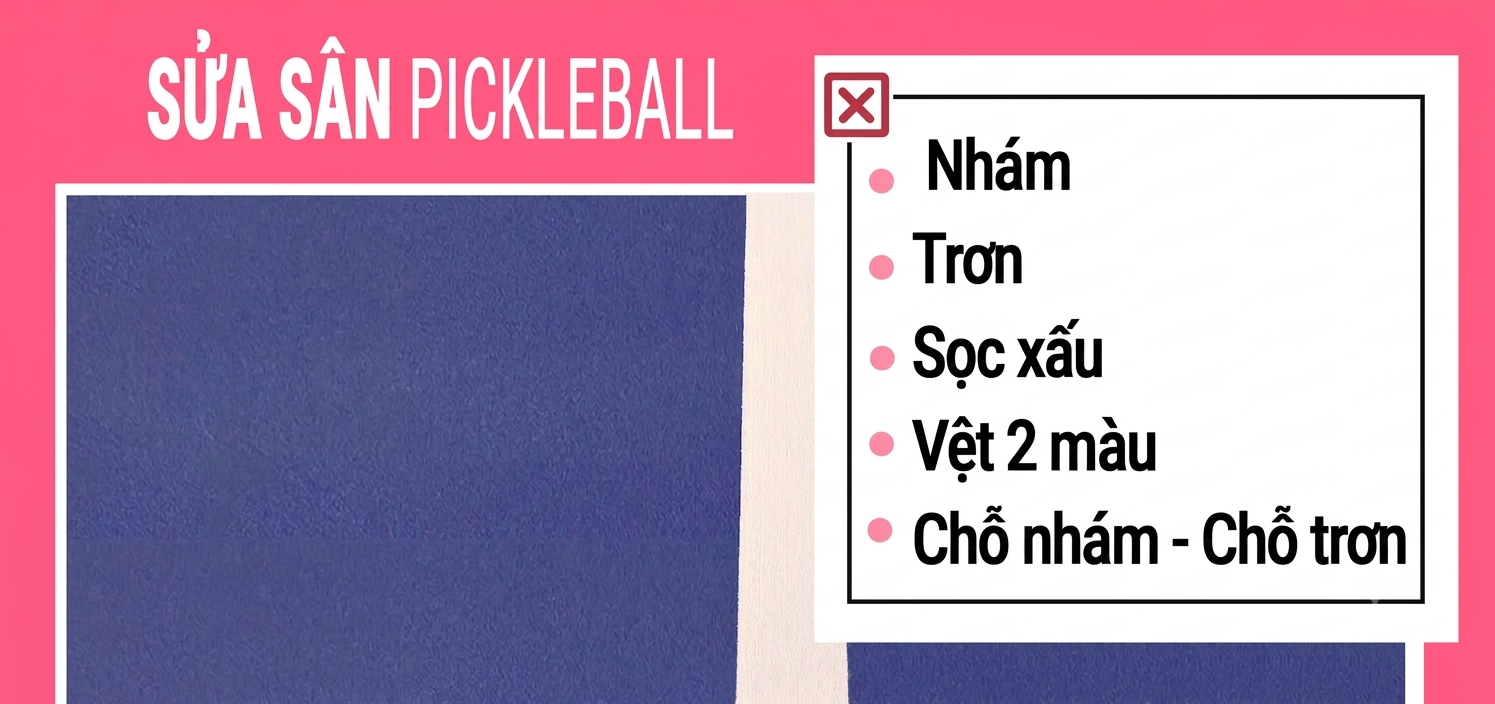 THI CÔNG & THIẾT KẾ RIÊNG CLB PICKLEBALL
